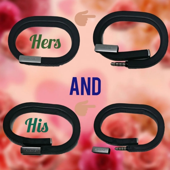 Jewelry - ✓ GIFTED w/Bundle. Hers & His Jawbone Fitness Bracele